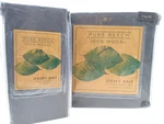 Pure Beech Twin Sheet Set Pillowcases Charcoal Dark Grey 100% Modal Jersey Knit. Fixed Price $89.99.