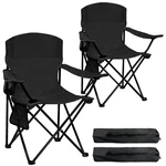Sailary 2 Pack Folding Camping Chair With Cup Holder & Side Storage Bag, 300LB. Fixed Price $65.04.