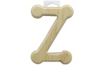 Multicraft Wood Letter Bevel Cut 6" Natural Z. Fixed Price $7.16.