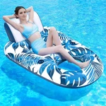 Jcleal 1-2-3 Person Inflatable Pool Float Extra Large Lounge Chair With Cup. Fixed Price $28.68.
