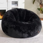 Hobestluk Large Bean Bag Chair Adults Couch Sofa Black Spacious Design. Fixed Price $209.99.