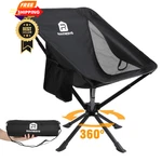 Raynesys 1 Portable Camping Chair, Flexible 360 Rotation, Pack, Black. Fixed Price $155.98.