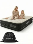 Vinitin Queen Air Mattress With Builtin Pump, 16" Elevated Inflatable Bed For.... Fixed Price $107.94.
