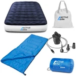 Active Era Luxury Camping Air Mattress Single Sleeping Bag Twin, Blue. Fixed Price $127.70.
