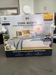 Serta 3" Cool Nights Gel Memory Foam Mattress Topper With Washable Cover Twin Xl. Fixed Price $50.00.