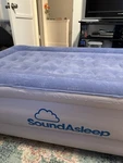 Soundasleep Air Matress Dream Series, Luxury, Comfortcoil Twin, Blue W/patch Kit. Fixed Price $27.49.