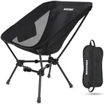 Marchway Lightweight Folding Camping Chair, 19.7D X 21.5W 25.6H In, Black. Fixed Price $58.80.