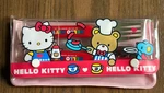 Vintage Hello Kitty Children Flatware Set Spoon Fork Red 1997 Sanrio. Fixed Price $34.95.