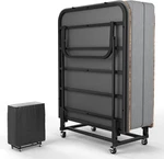 Portable Folding Memory With Foam Mattress Rollaway Cot Guest Daybed. Fixed Price $116.96.