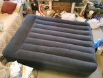 Intex Elevated 18" Velvet Queen Air Mattress Internal Pump Camping Fast Fill. Fixed Price $64.95.