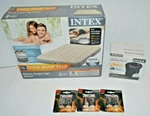 Intex Dura Beam Plus Deluxe Single High Airbed Inflatable W/ Pump & Batteries. Fixed Price $44.96.