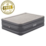 New! Coleman Tritech Air Mattress Queen 22" With Built-in Ac Pump, Gray,. Fixed Price $70.35.