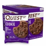 Quest Nutrition Double Chocolate Chip Protein Cookie Gluten Free, 12 Count. Fixed Price $35.77.