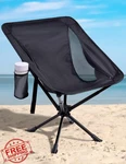 Docusvect Portable Camping Chair Adults, Lightweight Folding W/ Cup Holder. Fixed Price $98.00.