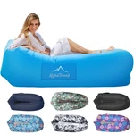 Alphabeing Inflatable Lounger - Best Air Sofa For Camping, Hiking, Blue. Fixed Price $34.99.
