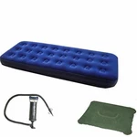 Zaltana Single Size Air Mattress With Double Action Hand Pump Pillows. Fixed Price $44.99.