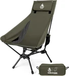 Tigerblade High Back Camping Chair With Pillow Design, Comfortable Widened Seat. Fixed Price $100.99.