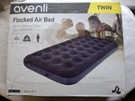 Active Era Premium Twin Air Mattress Built Pump Raised Pillow 75" X 39" 18". Fixed Price $39.99.