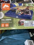 Open Box - Ozark Trail Air Mattress Full 10" With Antimicrobial Coating. Fixed Price $25.00.