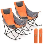 Sunnyfeel Oversized Rocking Camping Chair Pack Model AC2026 500 Lbs. Fixed Price $209.99.