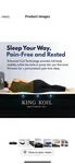 King Koil Luxury Cali Size Self-inflating Air Mattress. Fixed Price $75.00.