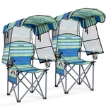 Thallike Folding Camping Chair Reinforced Shade Canopy Comfortable Wide Seat. Fixed Price $246.19.