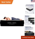 Luxury Pillow Top Plush Queen Air Mattress With Built-in High-speed Pump Best.... Fixed Price $239.99.