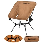 Pomoly Lightweight Camping Chair (innovative Rotating Instant Small, Khaki. Fixed Price $71.99.