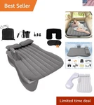 Onirii Inflatable Car Air Bed - Quick Inflate & Compact Design For Road Trips. Fixed Price $74.79.