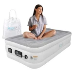 Serenelife Twin Air Mattress, Built Comfortcoil Technology, SLABTW53 - Gray. Fixed Price $81.15.