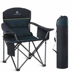 Alpha Oversized Camping Collapsible Padded Chair W/cooler Bag Folding Green. Fixed Price $66.99.