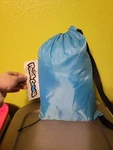 The Official Light Blue Pouch Couch As Seen On Tv Outdoors Camping Hiking. Fixed Price $22.12.