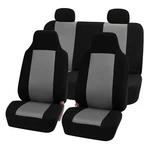 Air Mesh Sports Fabric Seat Covers Full Set Gray Black Car Auto. Fixed Price $39.99.