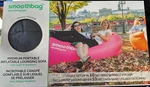 Genuine Smoothbag Portable Inflatable Pop-up Lounger Sofa, Black New Box!. Fixed Price $39.99.