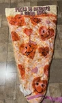 Pizza Sleeping Bag Justice Heart Emoji Is Always Good Idea Preowned. Fixed Price $9.99.