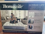 Thomasville Lumbar Lift Tri-zone Support 12" Raised Air Bed With Pump. Fixed Price $80.00.