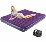 New Olarhike Black 9" Queen Size Air Mattress Bed W/ Pump 80" X 60". Fixed Price $37.60.