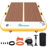 Taus 6"THICK Inflatable Floating Dock Pvc Island Rafting Platform+pumps. Fixed Price $574.41.