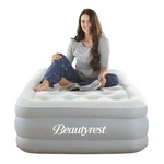 Simmons Beautyrest Sky Rise Raised Air Mattress With Pump 18" Queen 700LB Cap. Fixed Price $47.99.