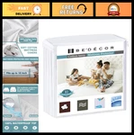 Waterproof Mattress Protector For Kids & Pets, Fitted Deep Pocket 9-18" Cover. Fixed Price $43.99.