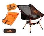 Portable Camping Chair With 3 Towels Compact, Foldable & Sturdy - Lightweig.... Fixed Price $63.03.