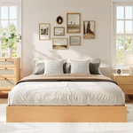 Idealhouse Platform Bed Frame Full Sizewooden Slat Supportno Spring Needed Easy. Fixed Price $239.98.