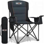 Overmont Oversized Folding Camping Chair - 500LBS Support With Padded Cushion Co. Fixed Price $90.99.
