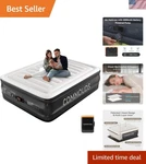 Queen Air Mattress With 2000MAH Battery Powered Pump, 18" Raised Inflatable M.... Fixed Price $142.53.
