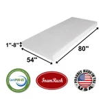 Foamrush 54" 80" High Density Full Xl Size Mattress Replacement Usa. Fixed Price $262.97.