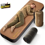 Air & Foam Camping Mattress Self-inflating Sleeping Pad 4.5 Thick With Pump Sack. Fixed Price $152.40.