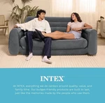 Intex Inflatable Pull-out Sofa 2-IN-1 Queen Air Bed Gray Cup Holder. Fixed Price $75.99.