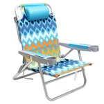 Best Sunnyfeel Extra Wide 28" Low Beach Chair 5 Position Lay Flat, Xl Oversized. Fixed Price $124.37.