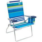 Rio Brands 17 Extended Height 4-POSITION Folding Beach, Camping, Lawn Chair,. Fixed Price $117.86.