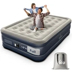 Air Mattress Full 18 Raised Pump Built In Grey Idoo I-c 016 Comfort Blow Guests. Fixed Price $124.99.
